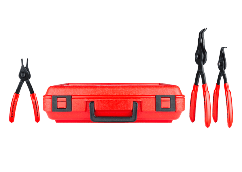 retaining ring plier kit red