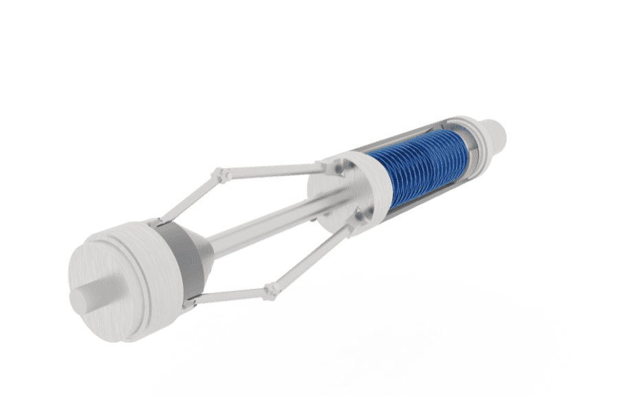 downhole drilling tool application with rotor clip multi-turn wave spring