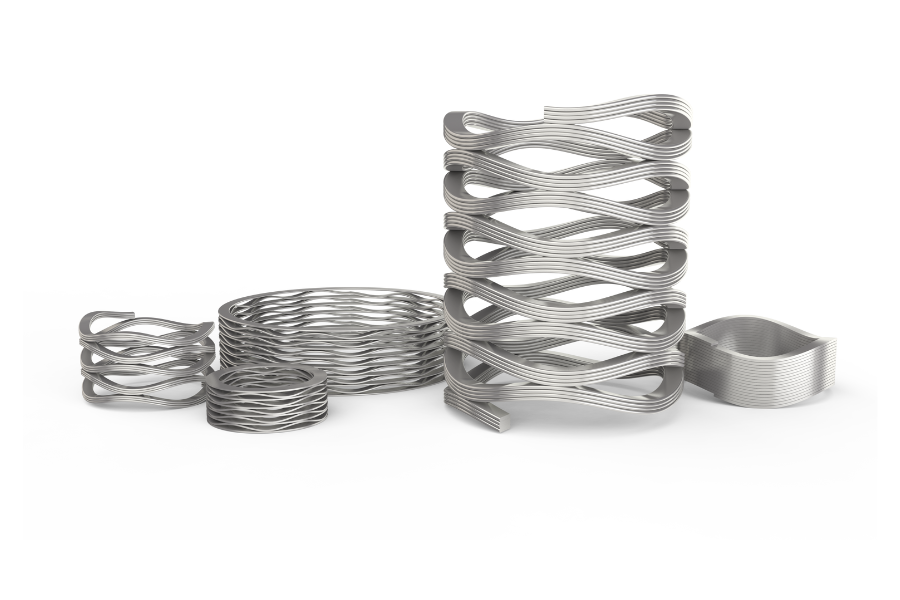 custom rotor clip wave springs