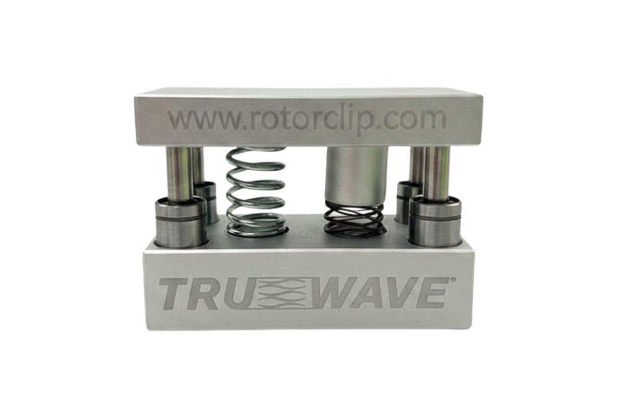 Rotor clip wave spring comparison device