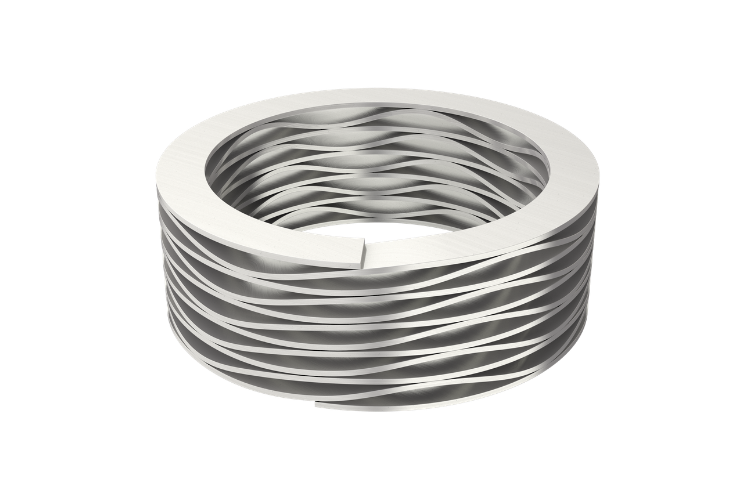 Rotor clip patented multi-turn, Intershim wave spring