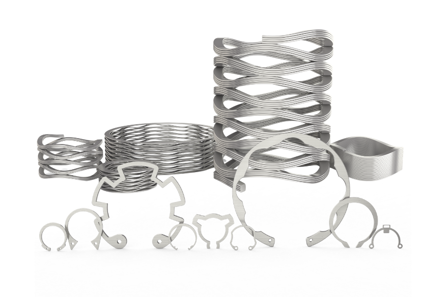 Custom retaining rings and wave springs