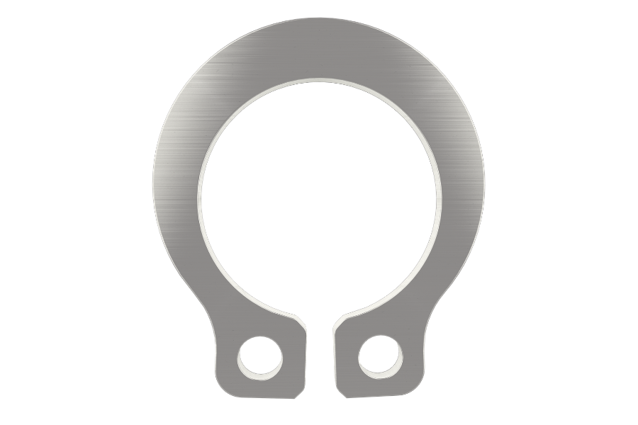 Self-locking friction retaining ring designed to grip securely around a shaft