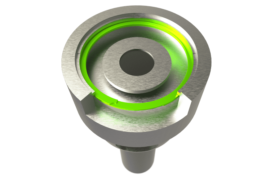 spiral ring on a keg application