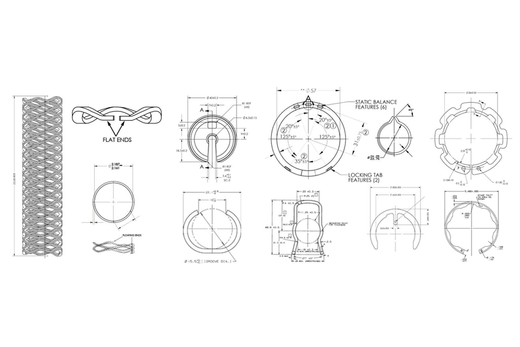 customs retaining ring drawings header