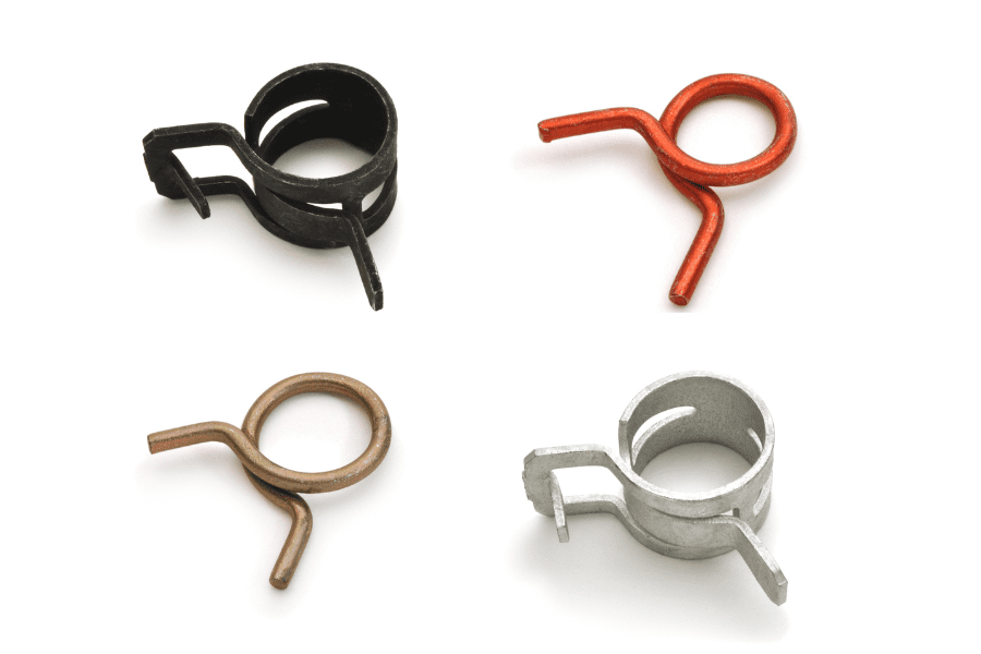 hose clamp in an array of materials