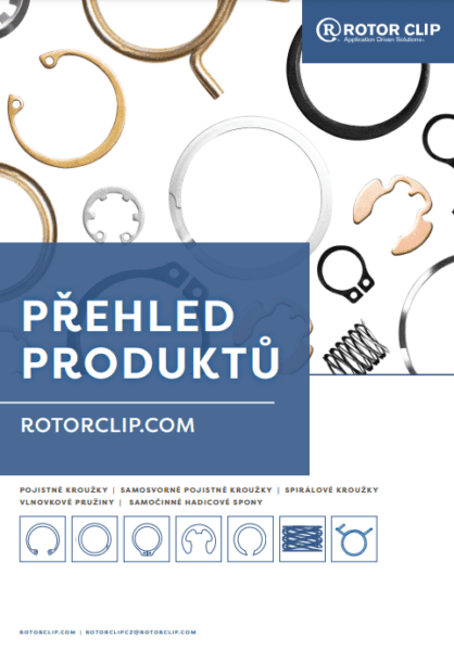 screenshot of front cover of Rotor Clip product overview in CZ
