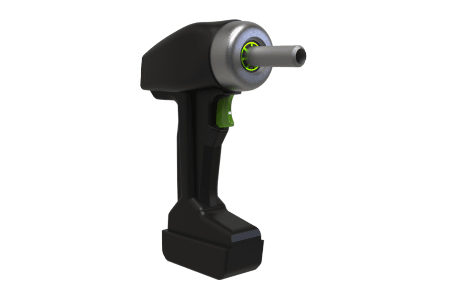 drill application with push-on retaining ring