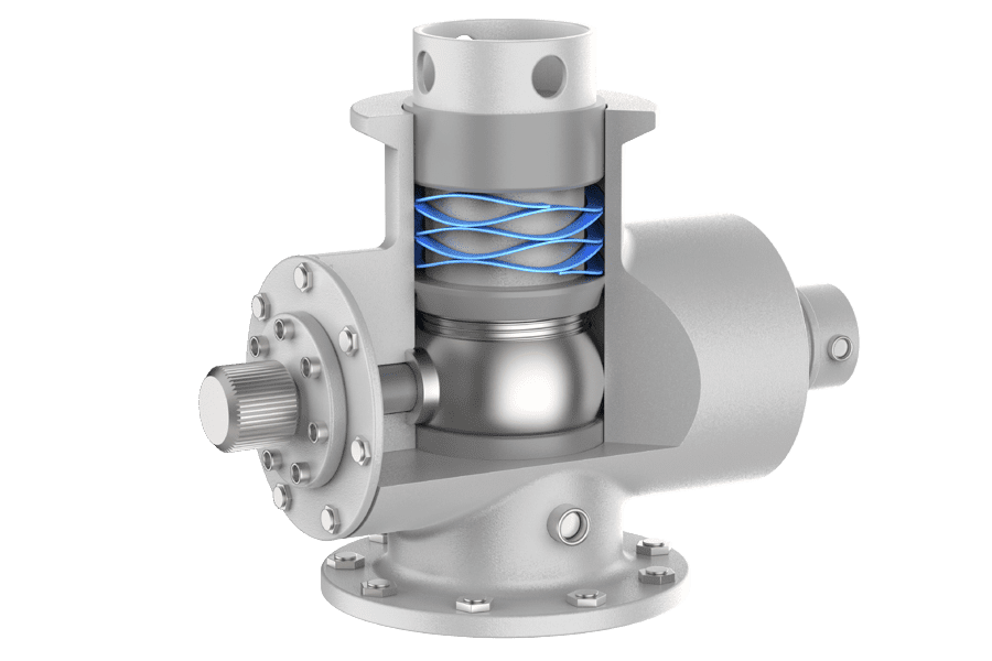 Multi-turn wave spring providing sealing and preload in a ball valve assembly.