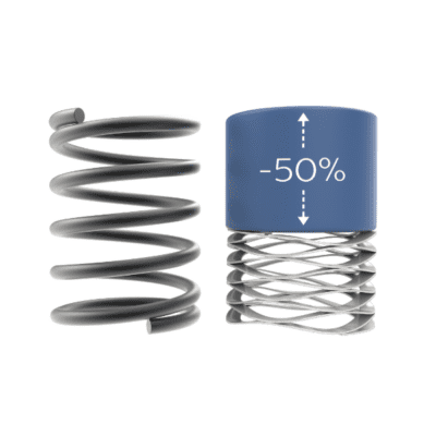 Wave spring vs coil spring comparison image