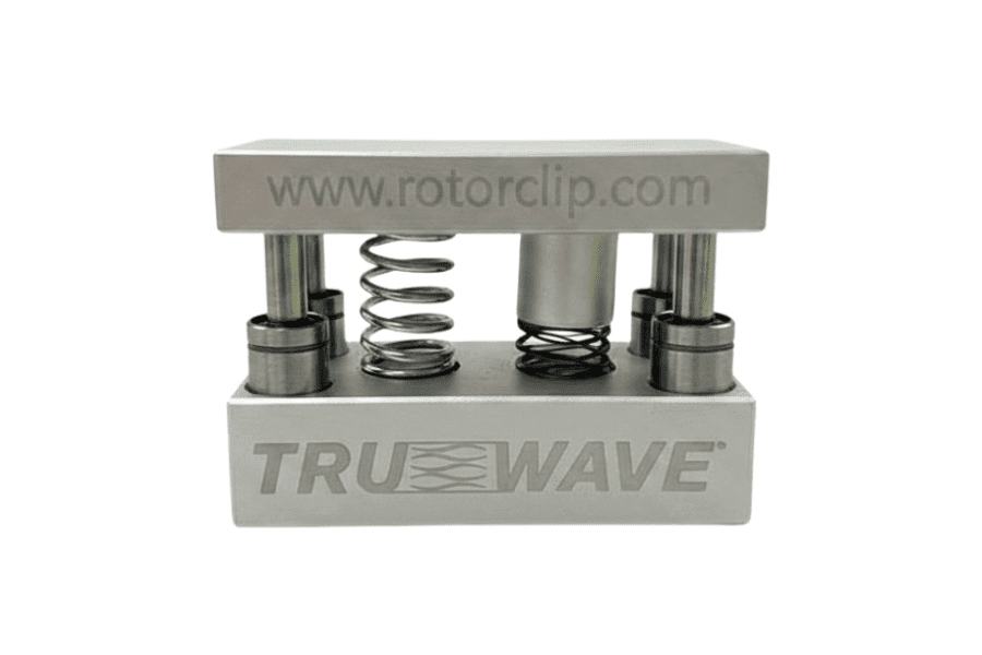 Rotor clip wave spring comparison device