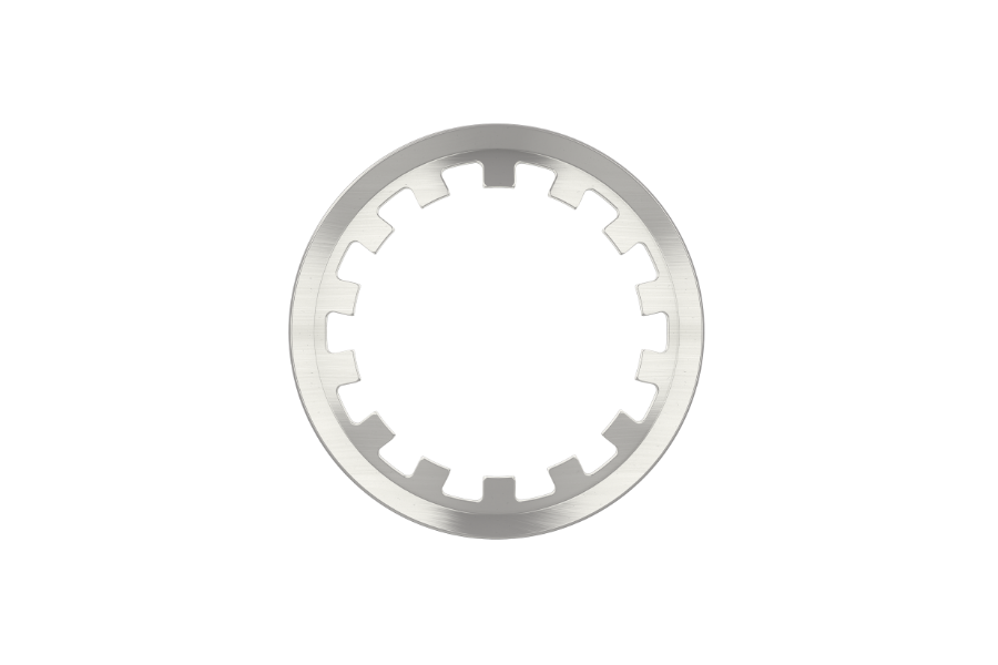 Self-locking and push-on retaining rings for fast shaft retention without grooves.