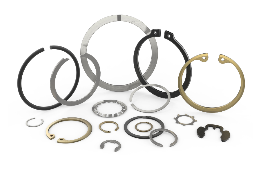 Rotor Clip circlip, snap ring, spiral ring and radial retaining ring styles